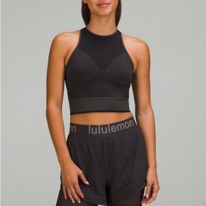 Lululemon Athletica Black Racerback supportive training tank top